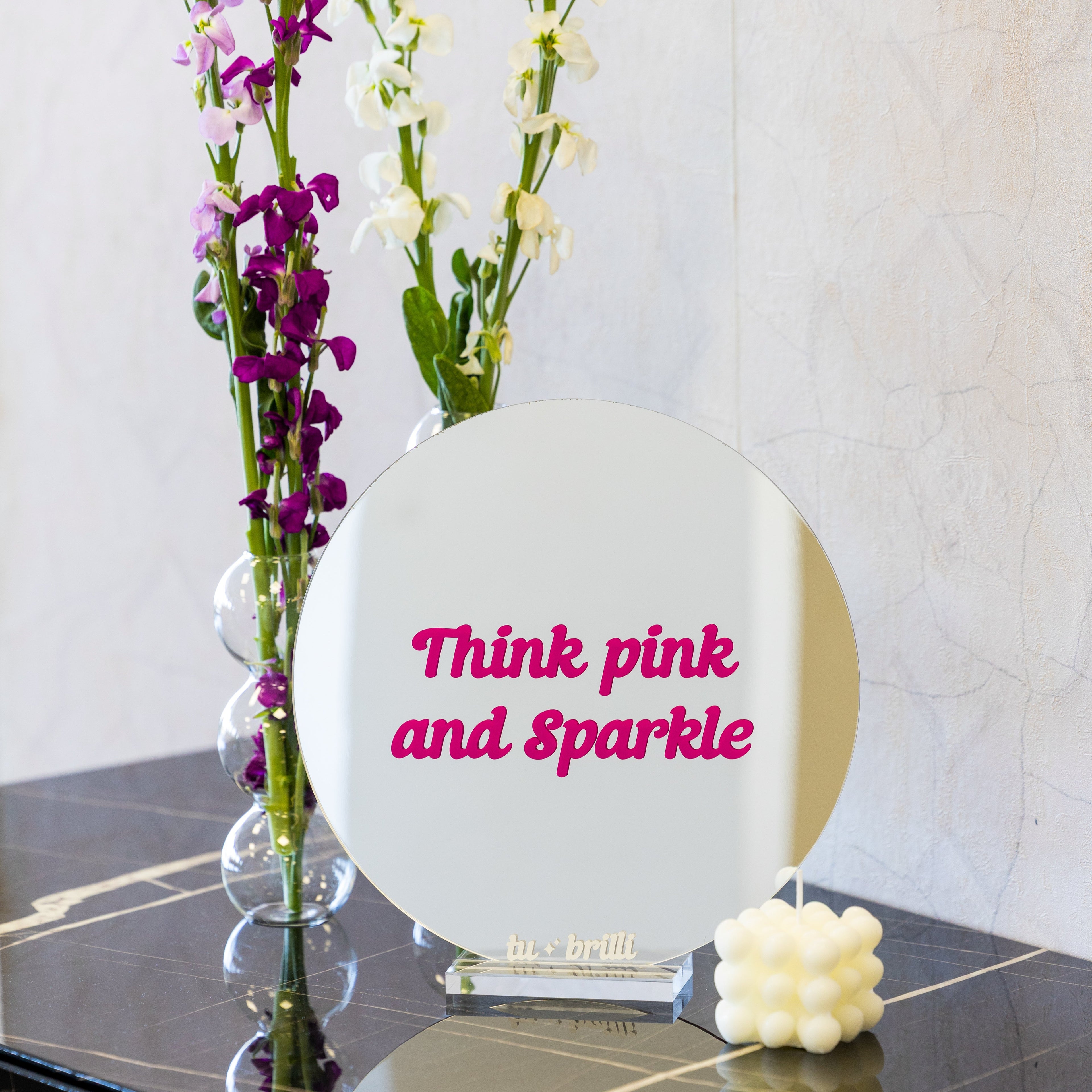 THINK PINK AND SPARKLE | Sparkle Mirror