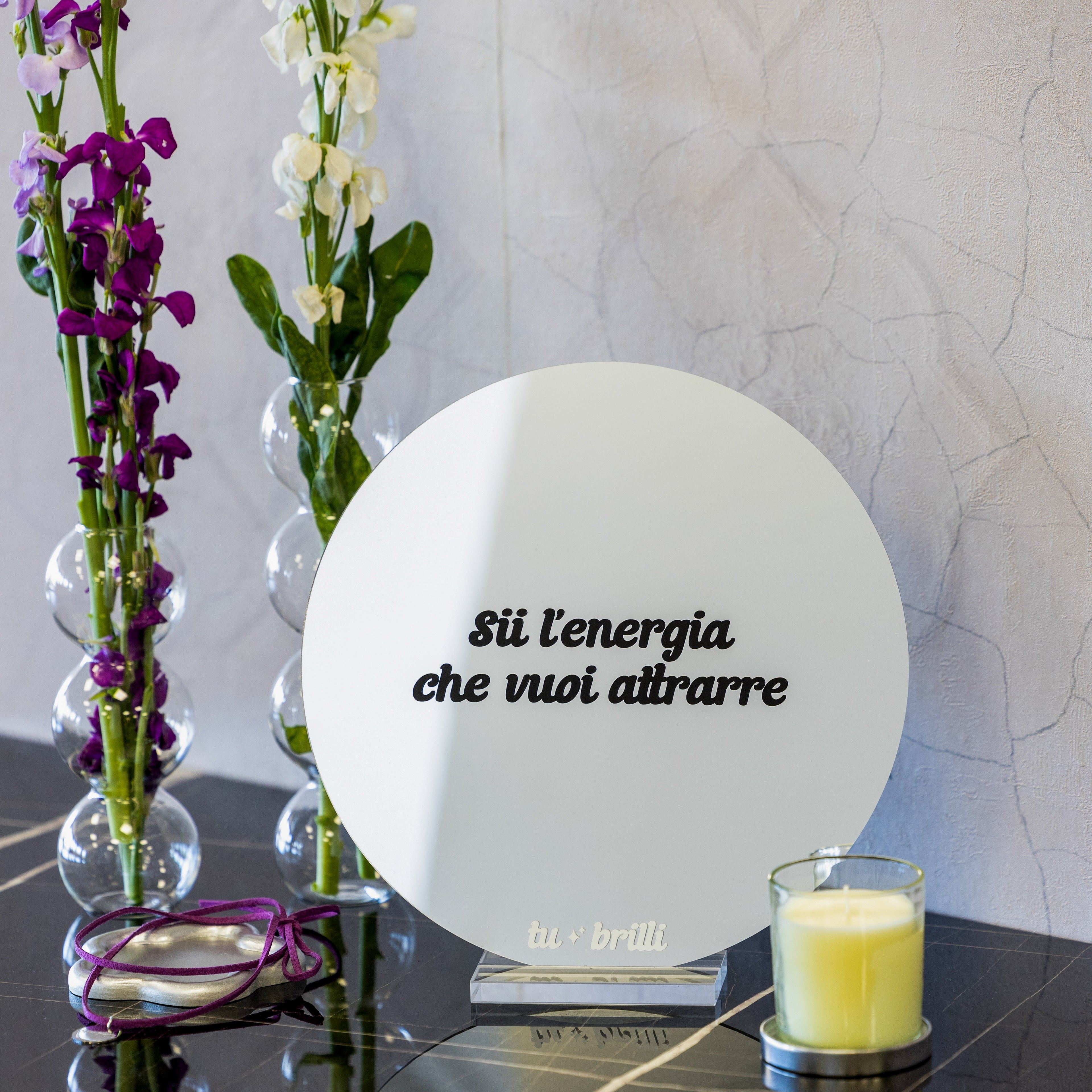 BE THE ENERGY YOU WANT TO ATTRACT | Sparkle Mirror