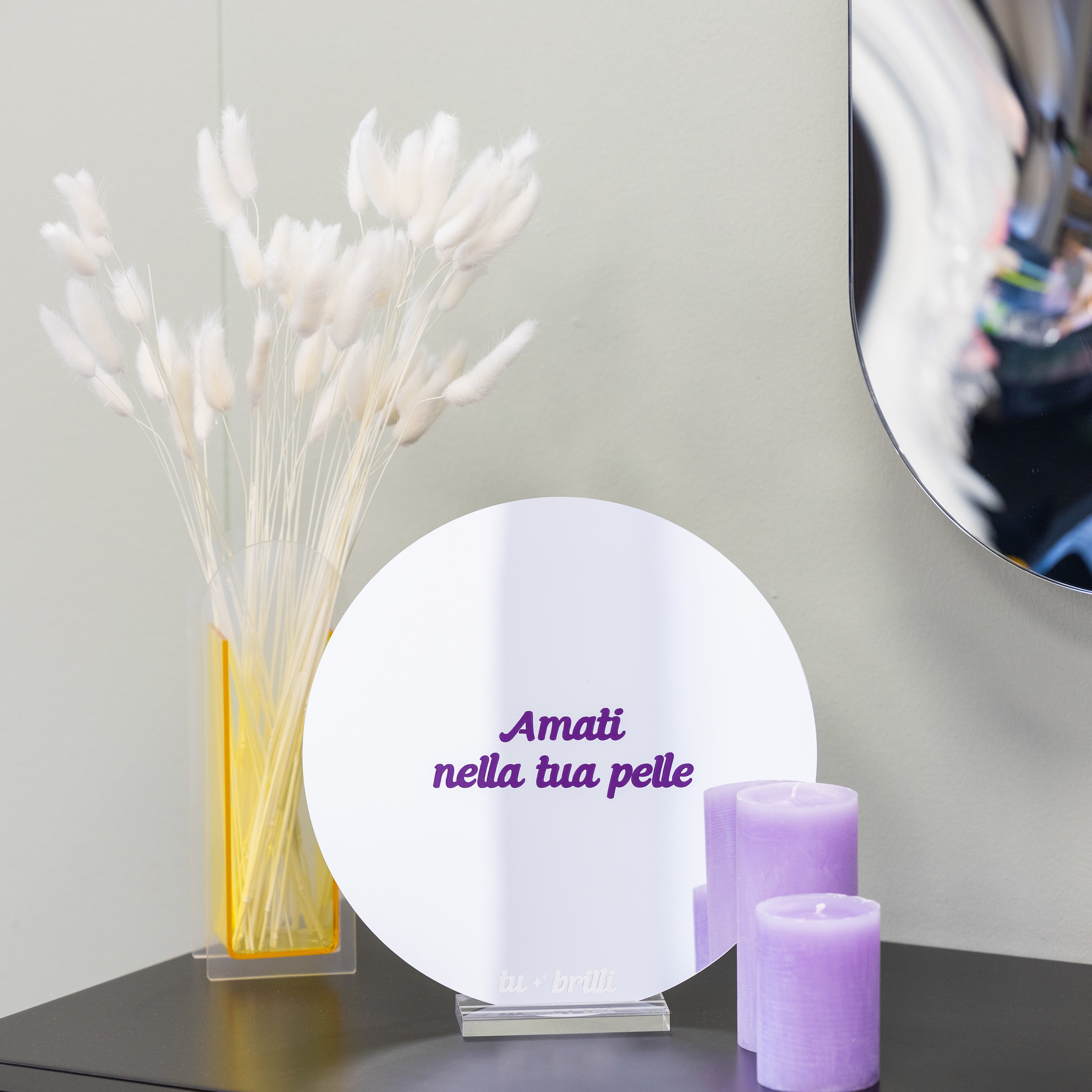 LOVE YOURSELF IN YOUR SKIN | Sparkle Mirror