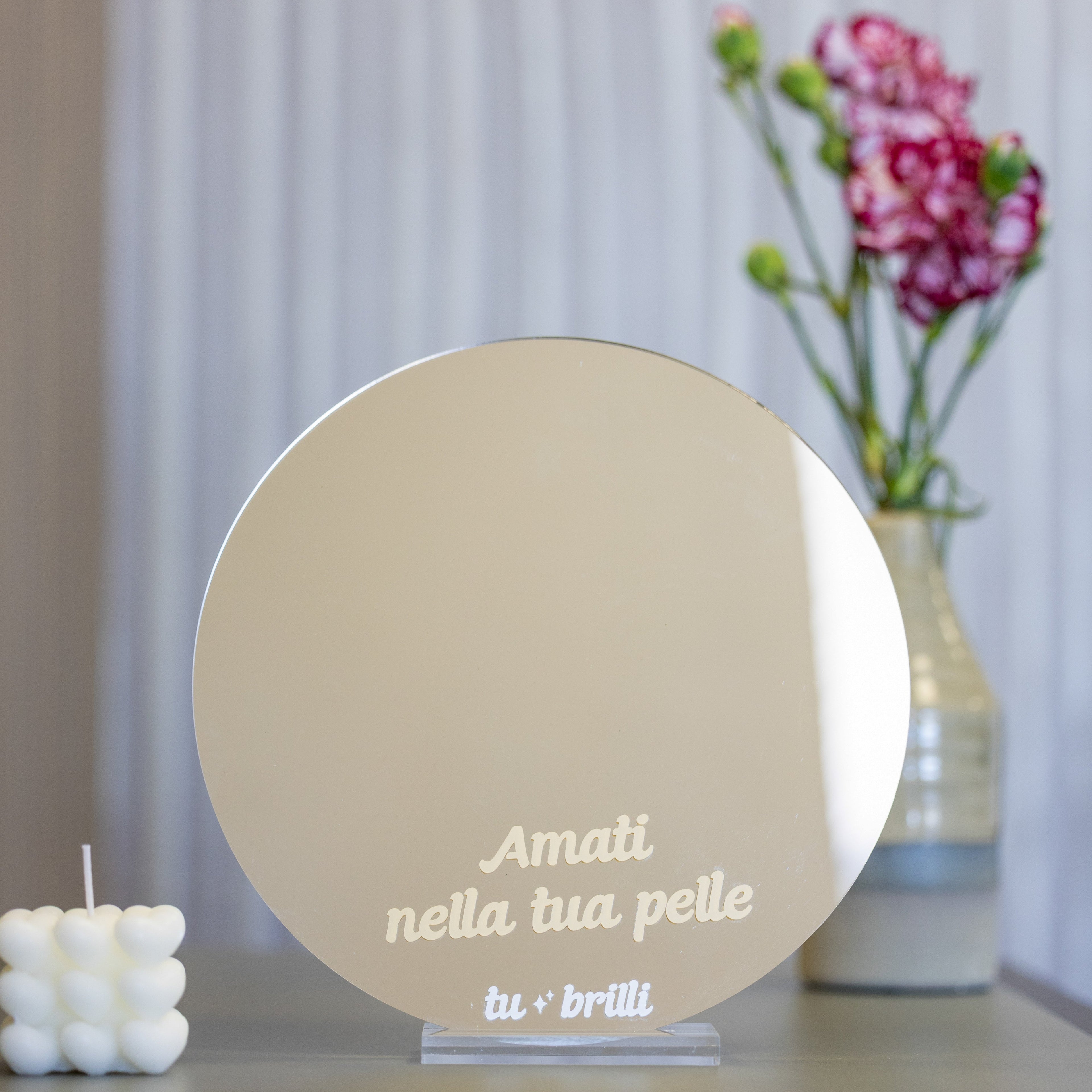 LOVE YOURSELF IN YOUR SKIN | Sparkle Mirror