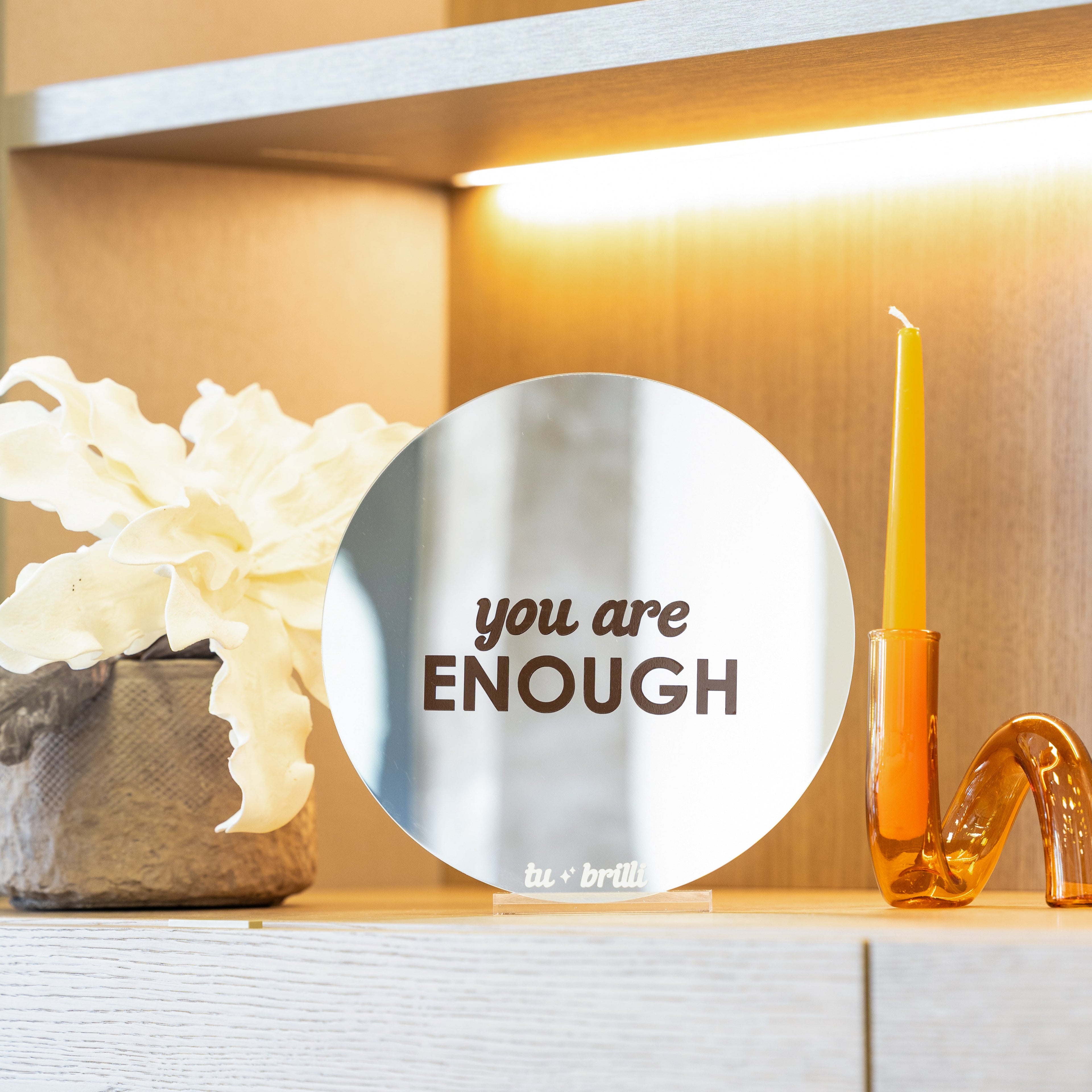 YOU ARE ENOUGH | Sparkle Mirror