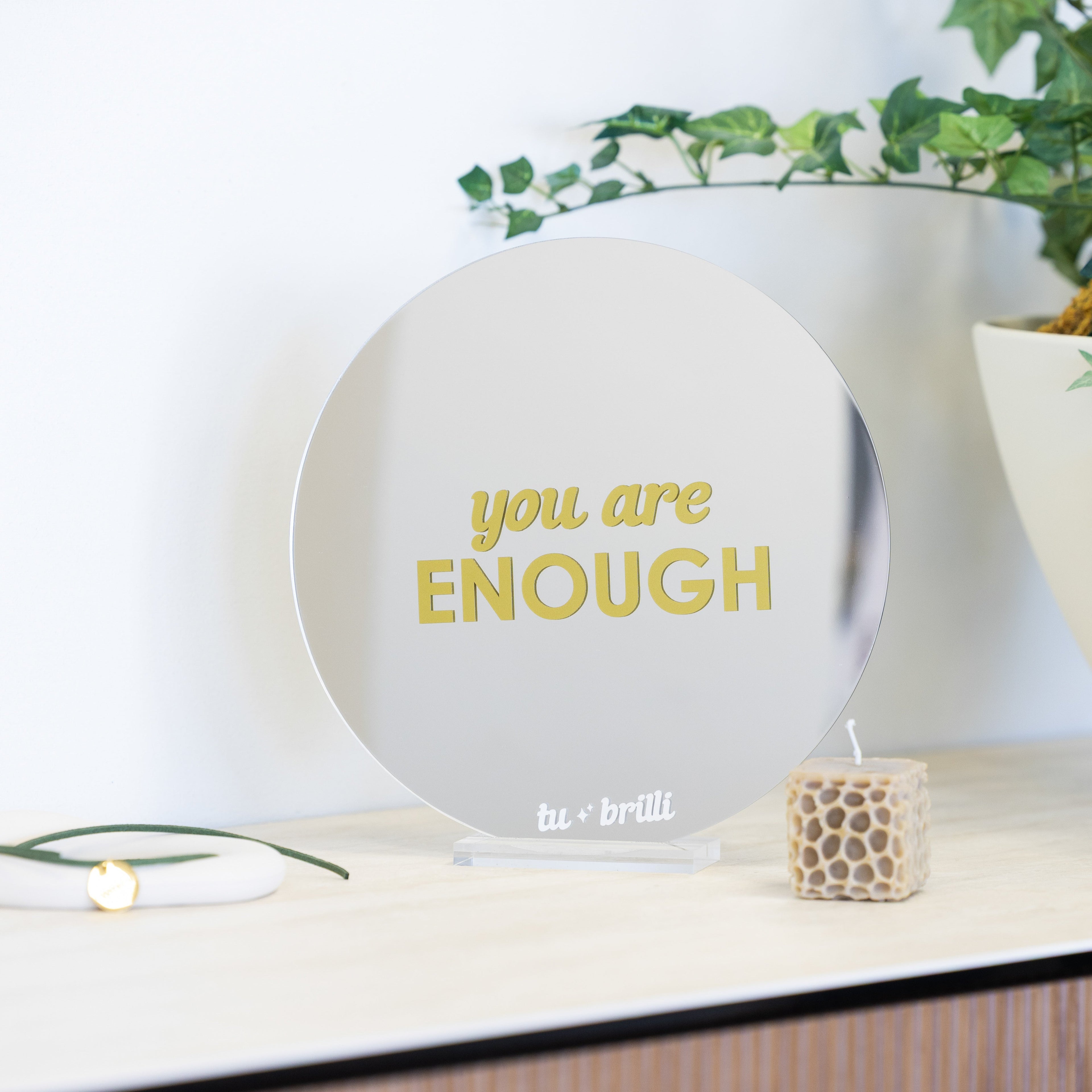 YOU ARE ENOUGH | Sparkle Mirror