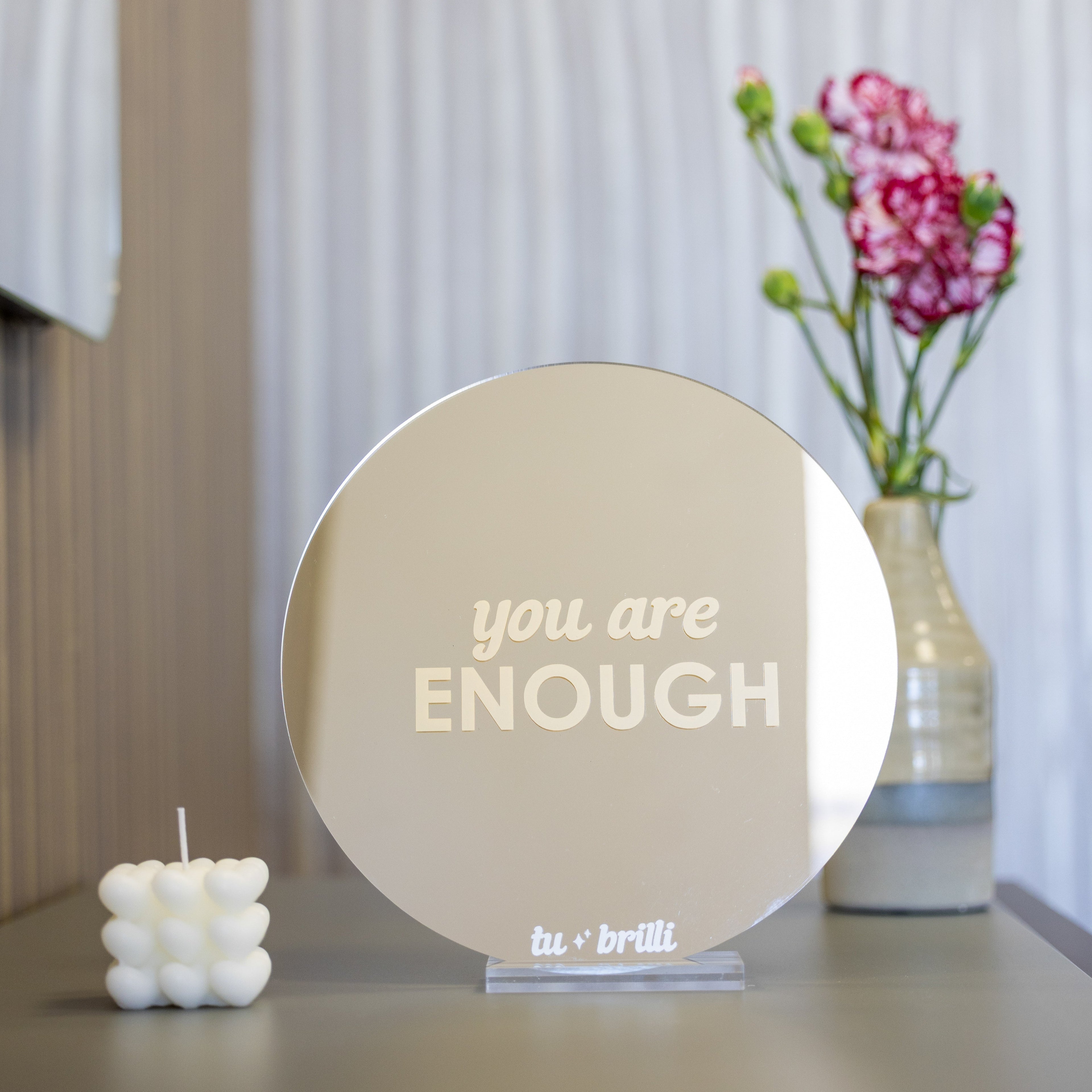 YOU ARE ENOUGH | Sparkle Mirror
