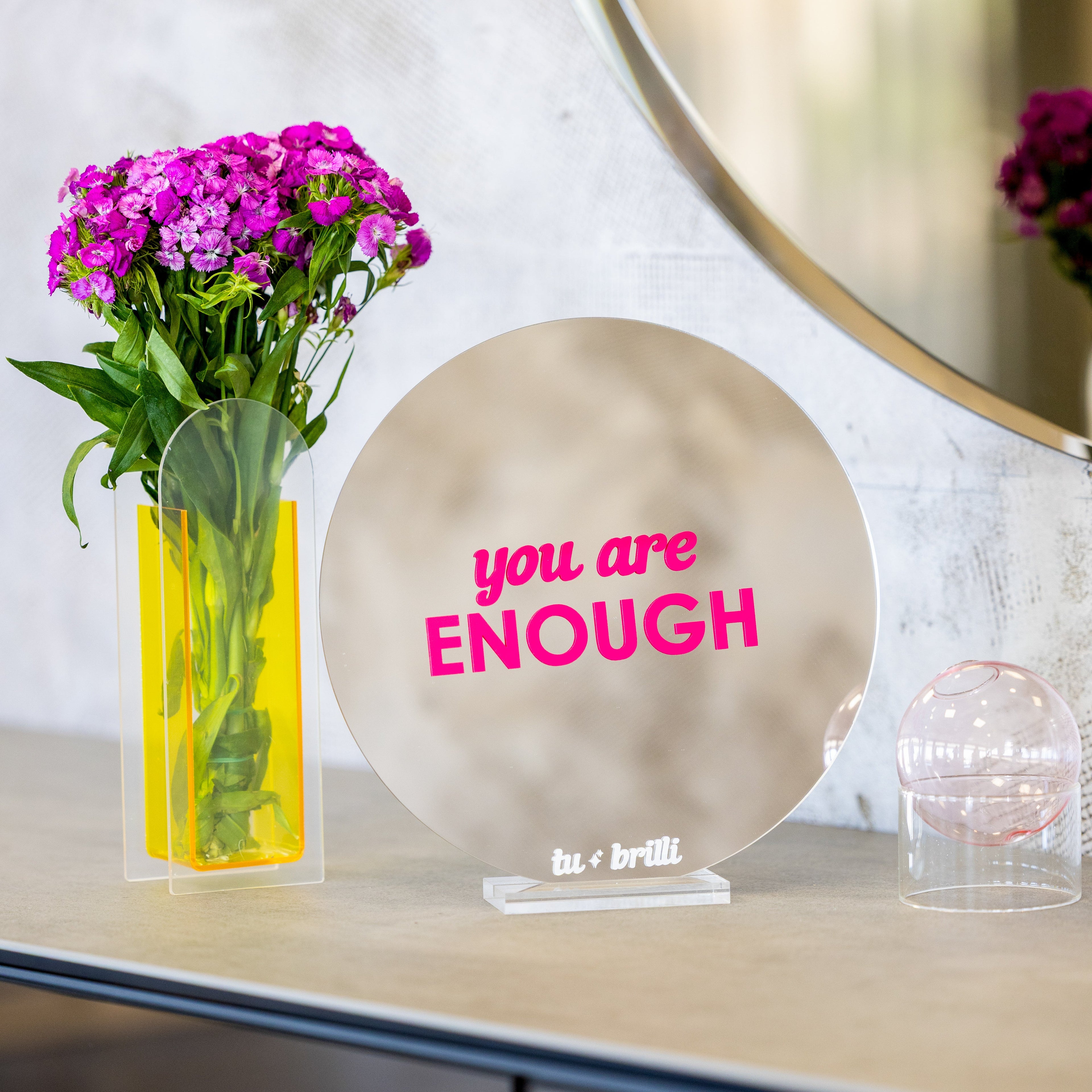 YOU ARE ENOUGH | Sparkle Mirror