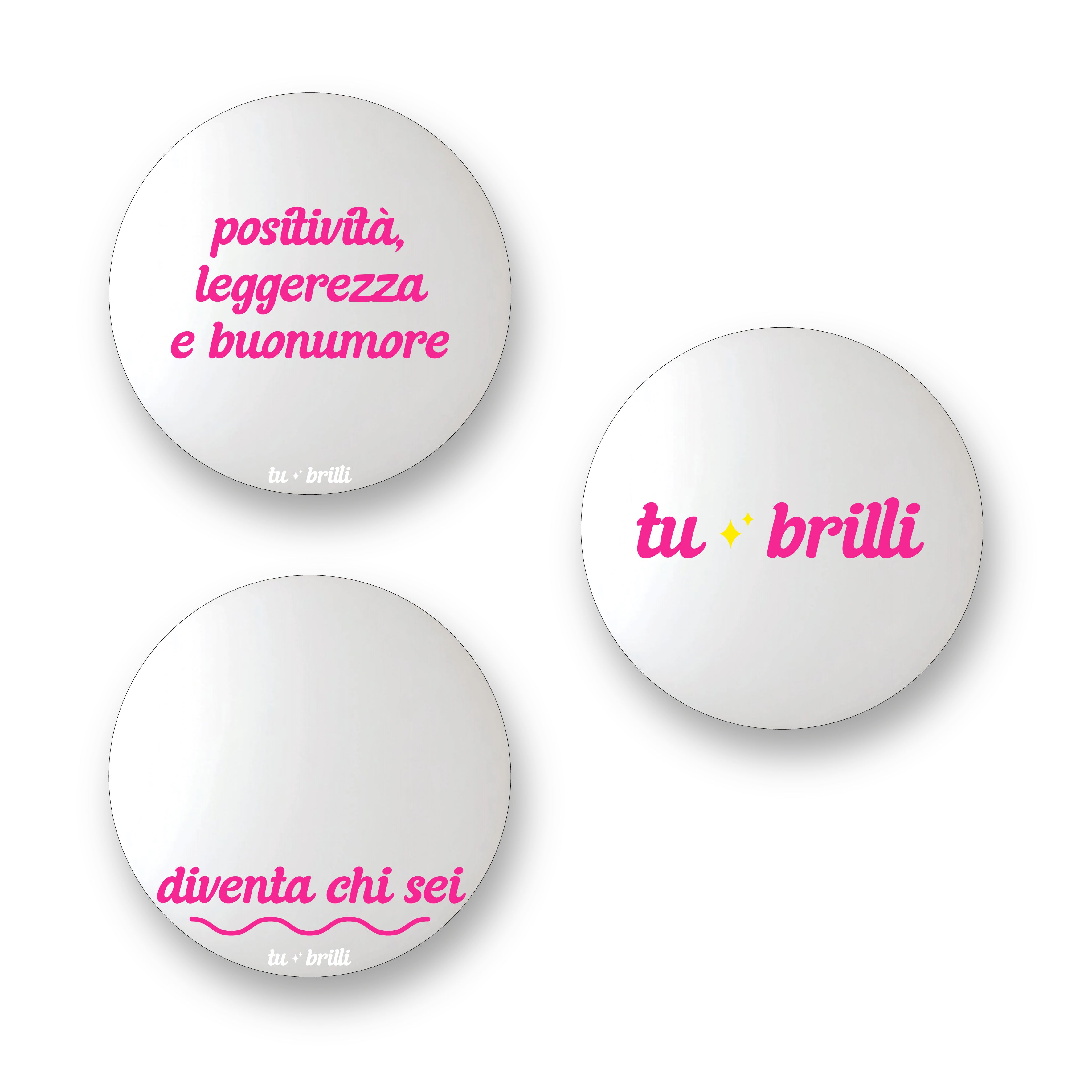 FUCHSIA SET "LUCE DENTRO" = "LIGHT INSIDE"