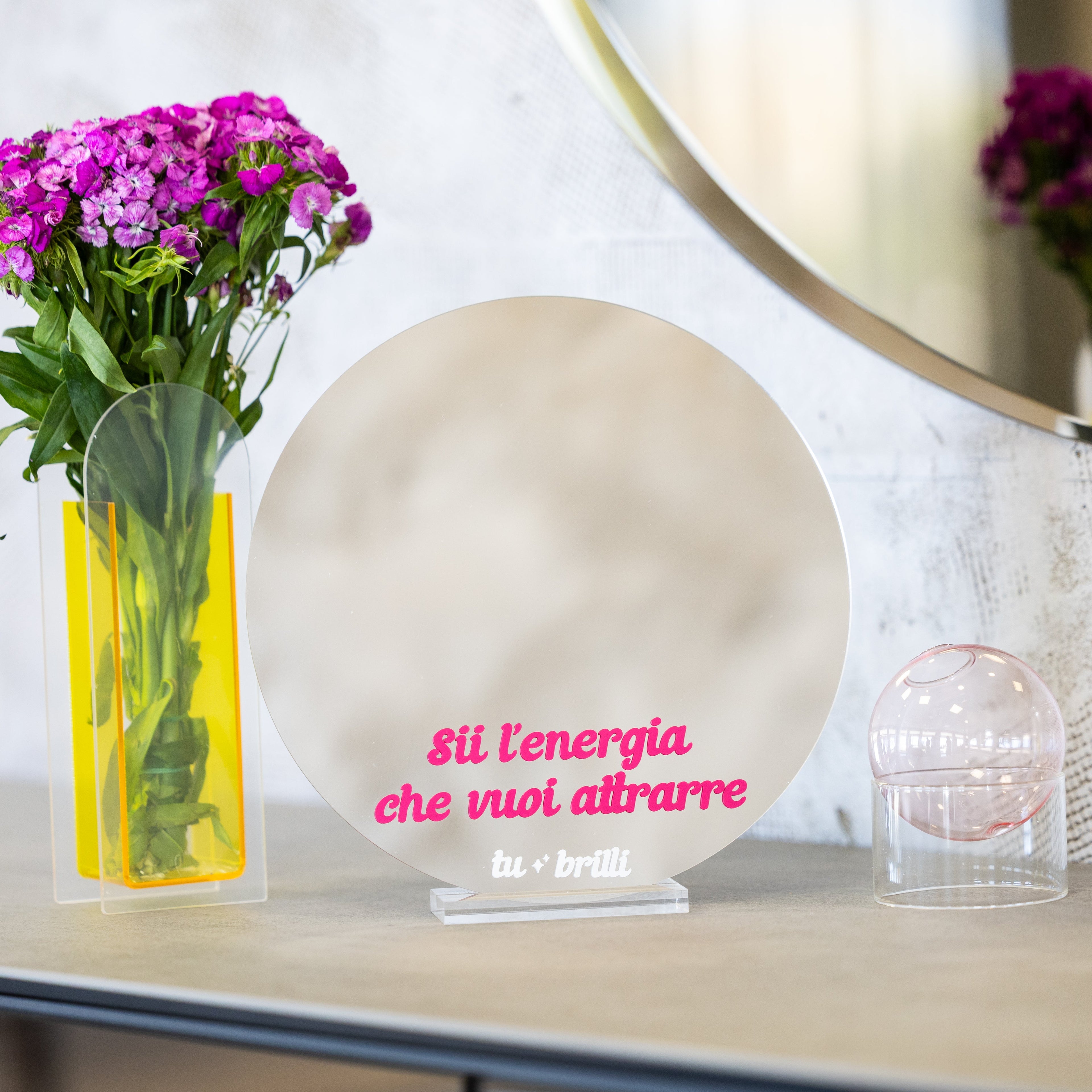 BE THE ENERGY YOU WANT TO ATTRACT | Sparkle Mirror