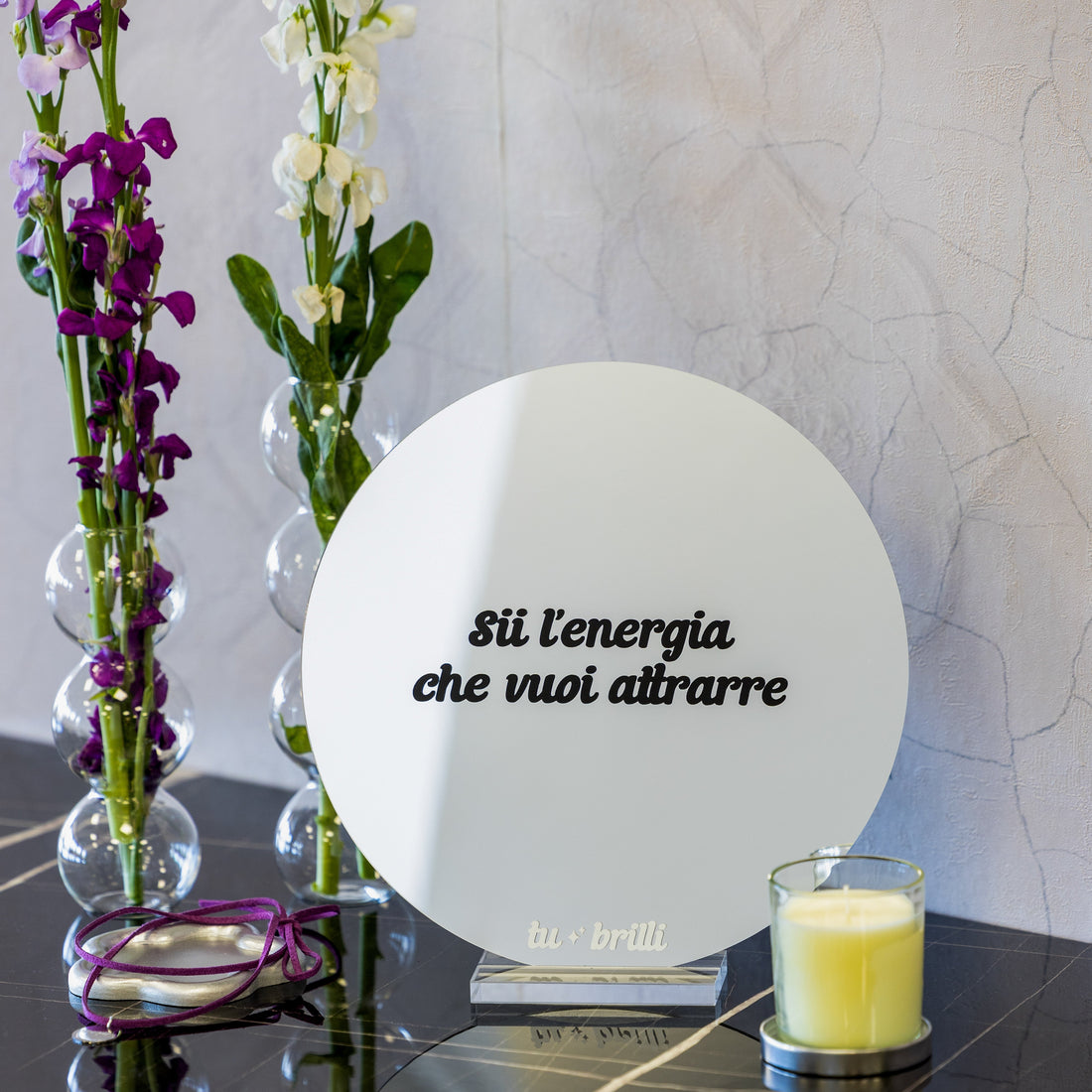 BE THE ENERGY YOU WANT TO ATTRACT | Sparkle Mirror