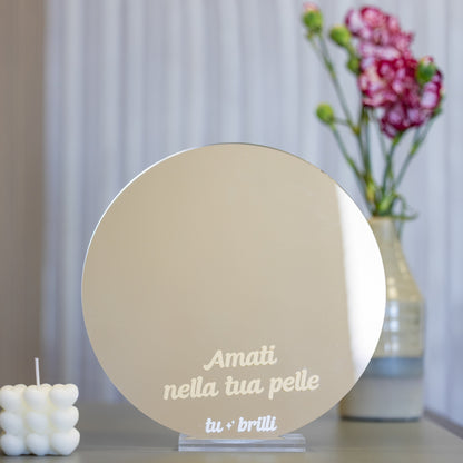 LOVE YOURSELF IN YOUR SKIN | Sparkle Mirror