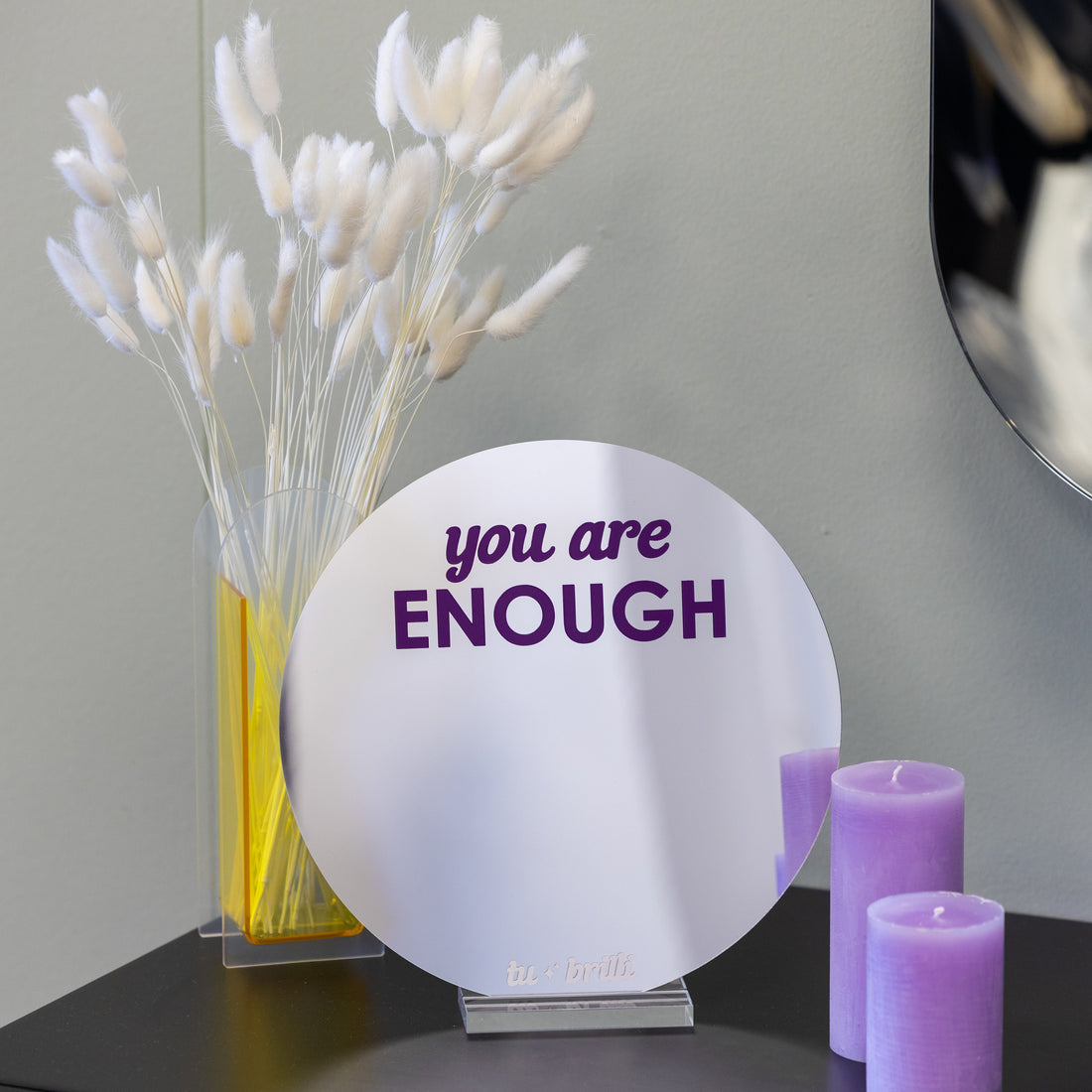 YOU ARE ENOUGH | Sparkle Mirror