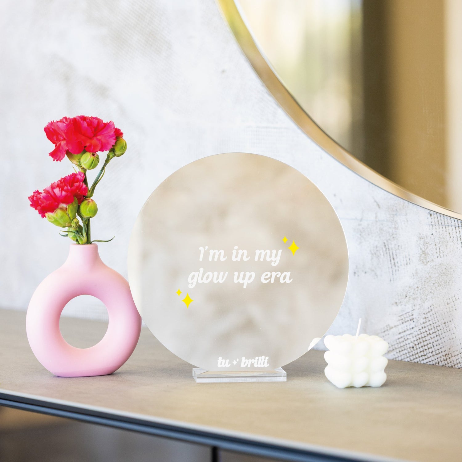 GOOD THINGS TAKE TIME | Sparkle Mirror