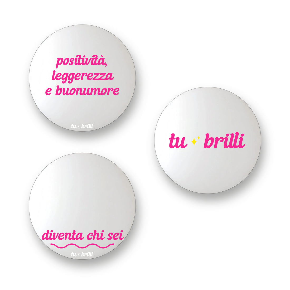 FUCHSIA SET &quot;LUCE DENTRO&quot; = &quot;LIGHT INSIDE&quot;